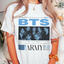 Camiseta Básica BTS We Are BTS- branco