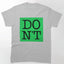 Camiseta Básica Ed Sheeran Don't Cinza 