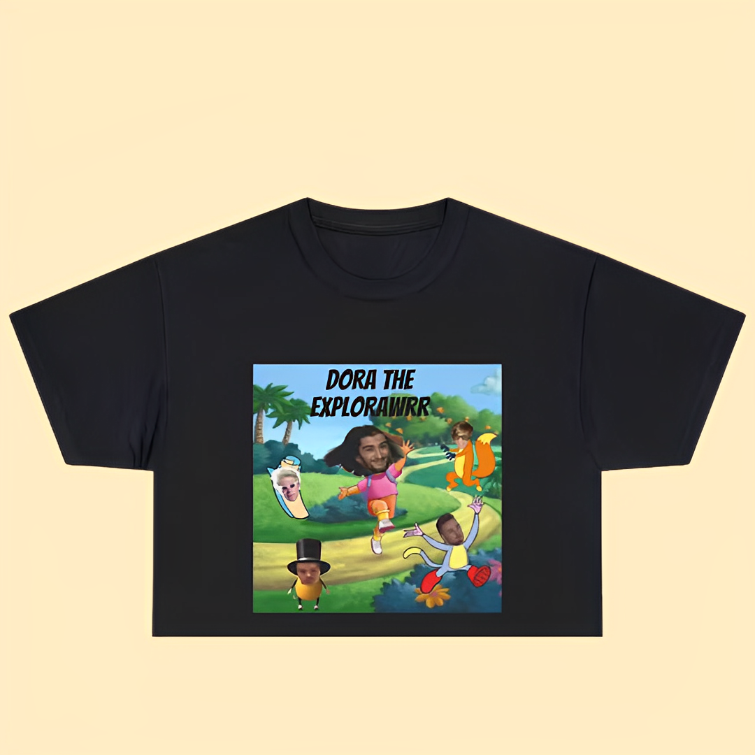 Camiseta Cropped One Direction Dora The Explorawrr