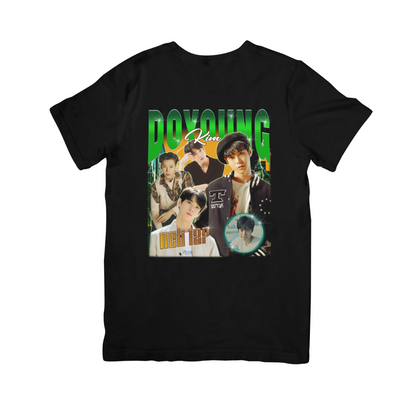 Camiseta Básica NCT 127 Doyoung Graphic - preto