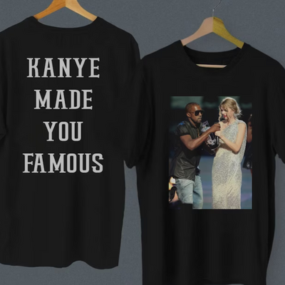 Camiseta Básica Taylor Swift Drama Kanye West