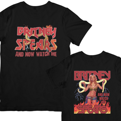 Camiseta Básica Britney Spears Watch me Now