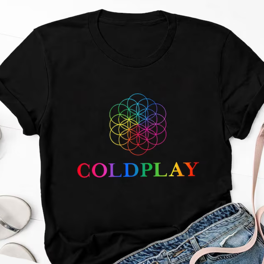 Camiseta Básica Coldplay Europe Tour – Saoko