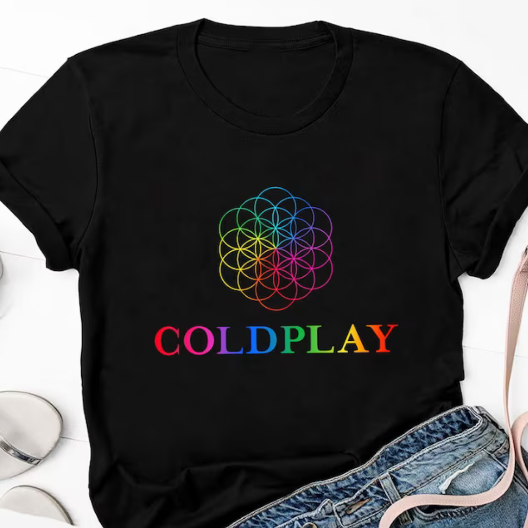 Camiseta Básica Coldplay Europe Tour