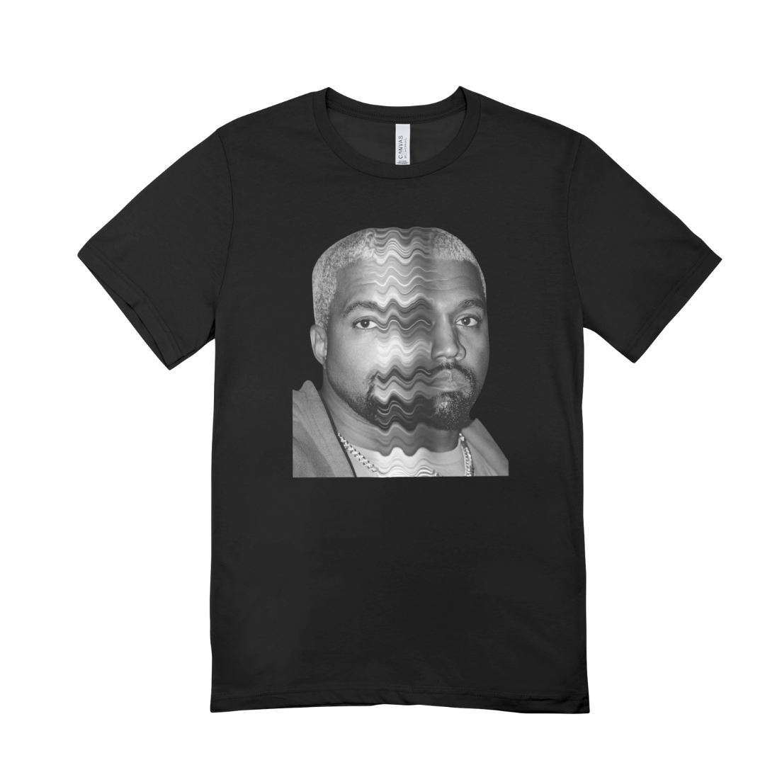 Camiseta Básica Kanye West Face Mood