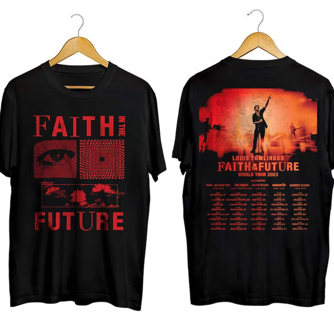 Camiseta Básica Louis Tomlinson Faith In The Future Tour