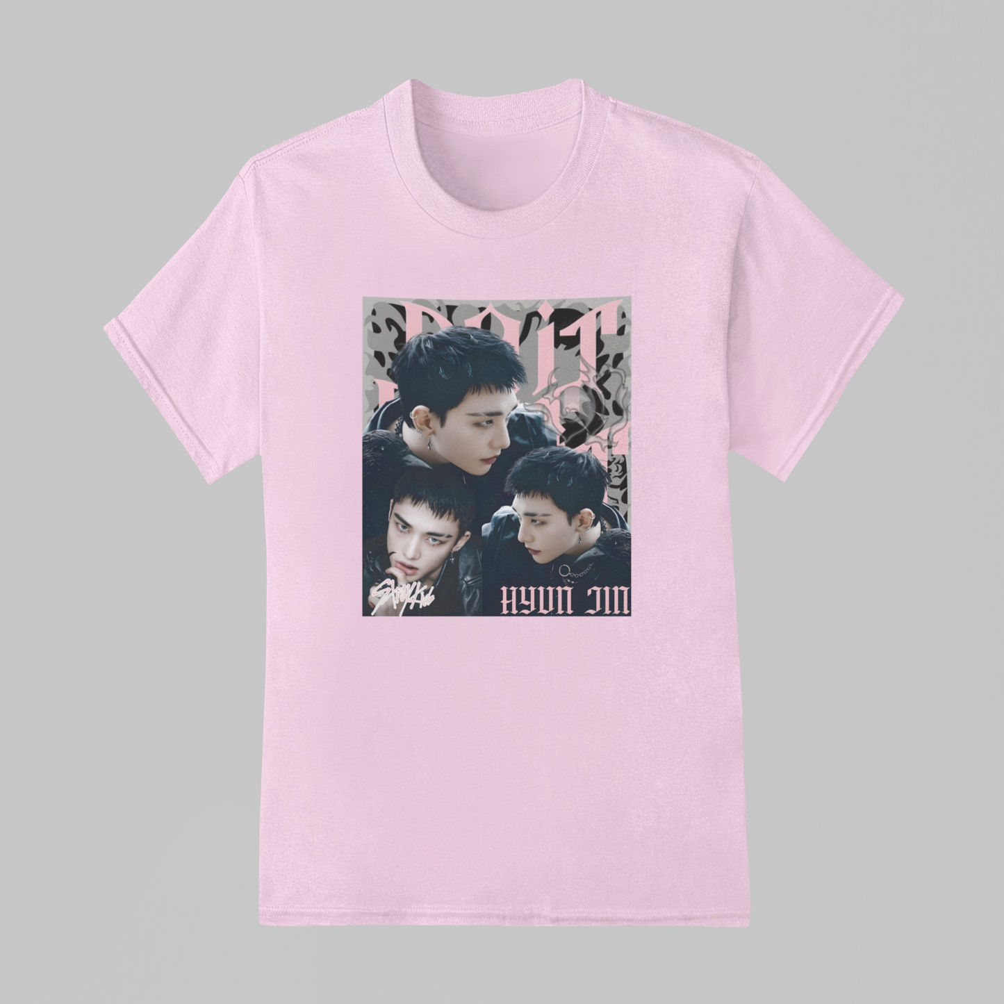 Camiseta Básica Stray Kids Hyun Jin Do It Aesthetic