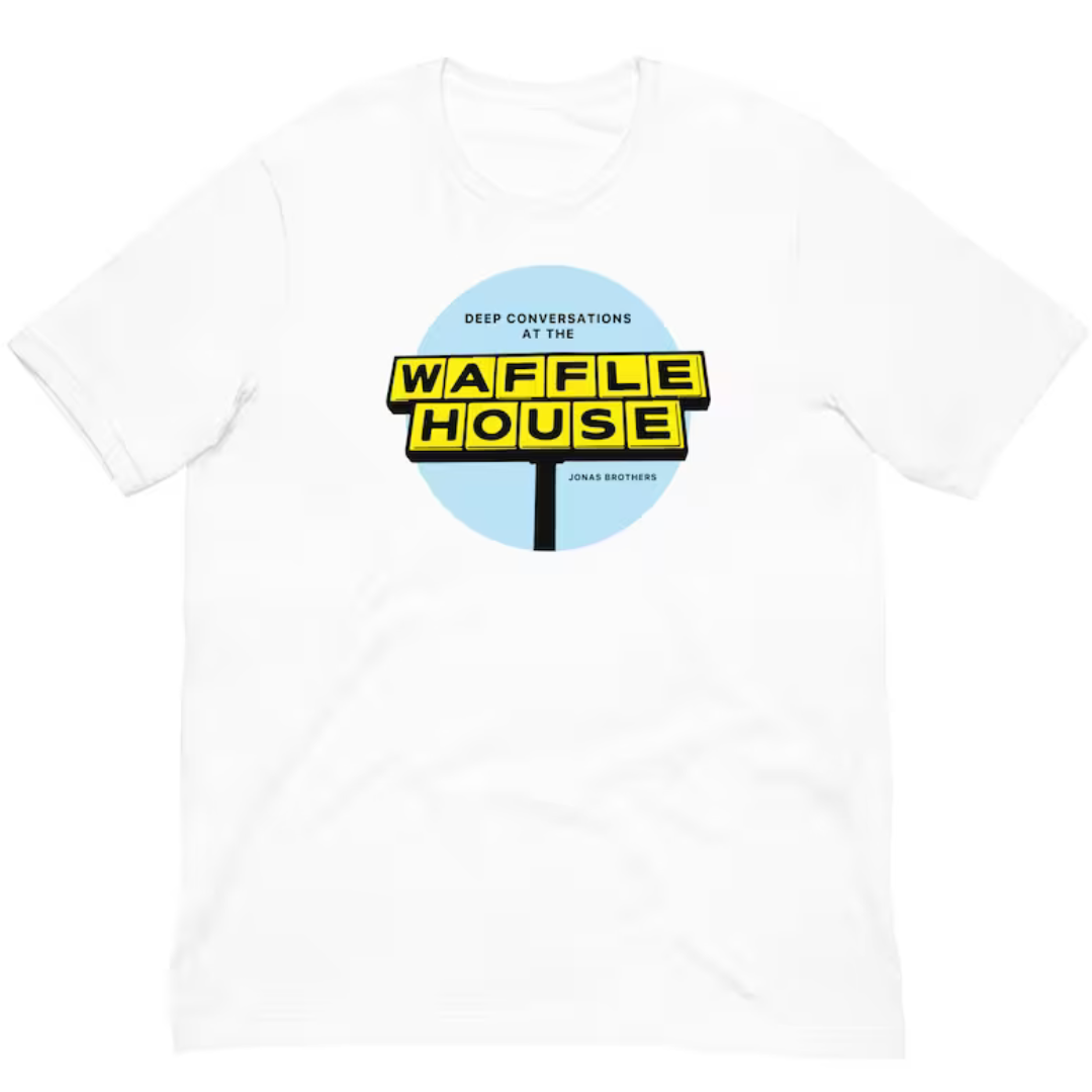 Camiseta Básica Jonas Brothers Waffle House