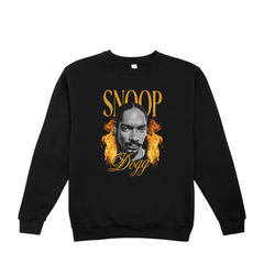 Moletom Gola Redonda Snoop Dogg Fire