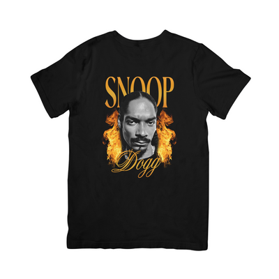 Camiseta Básica Snoop Dogg Fire