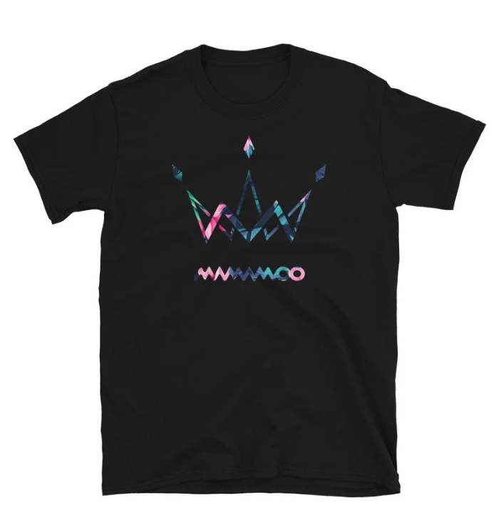 Camiseta Básica Mamamoo Floral Logo