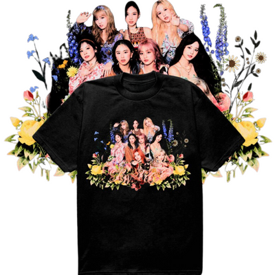 Camiseta Básica Twice Flowers