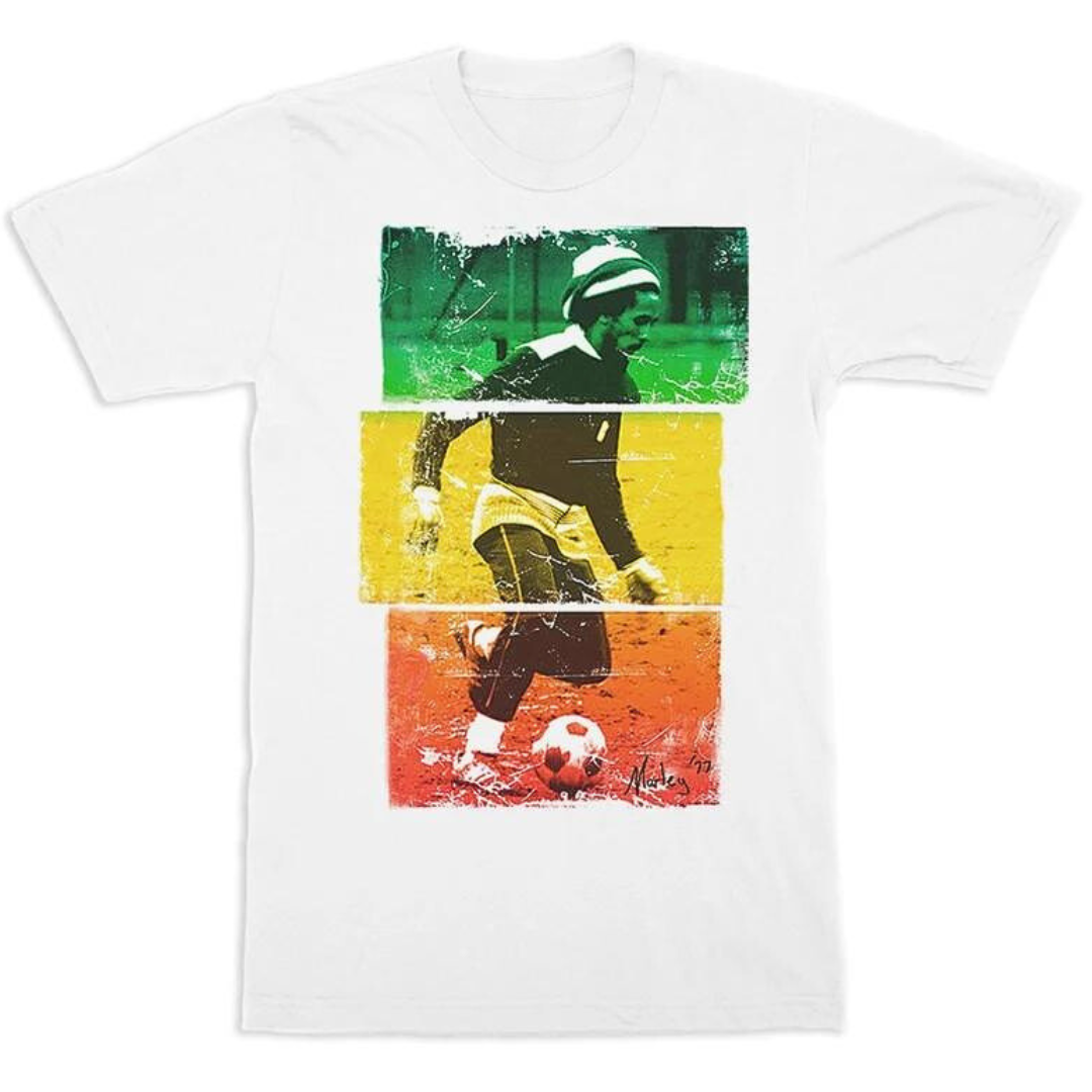 Camiseta Básica Bob Marley Football