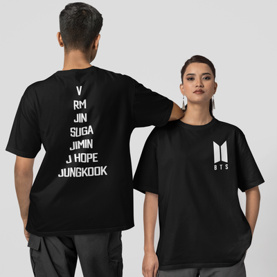 Camiseta Básica BTS Love Yourself- preto