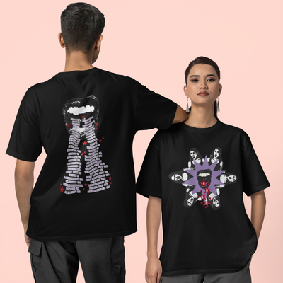 Camiseta Básica Olivia Rodrigo Guts Collab Retro- preto