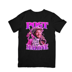 Camiseta Básica Post Malone Heart