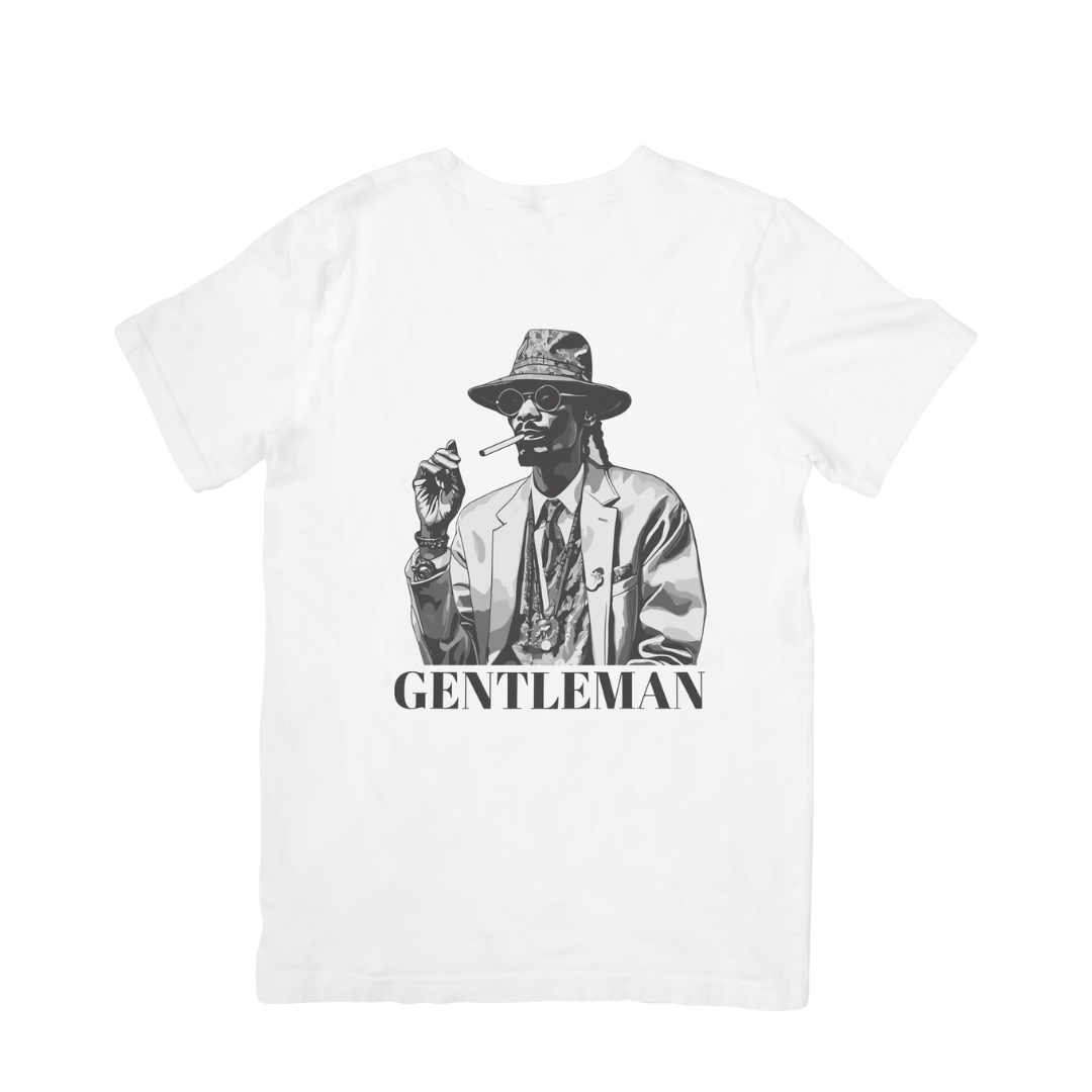 Camiseta Básica Snoop Dogg Gentleman