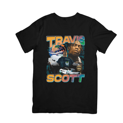 Camiseta Básica Travis Scott Rapper