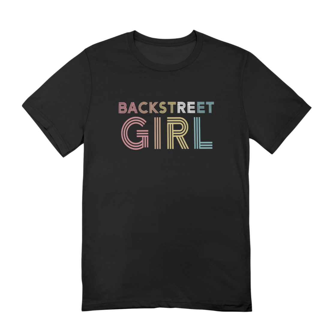 Camiseta Básica Backstreet Boys B. Girl - Preto