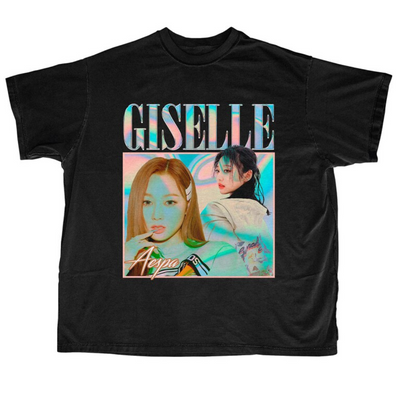 Camiseta Básica Aespa Giselle Retro