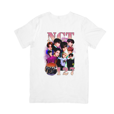 Camiseta Básica NCT 127 Graphic - branco