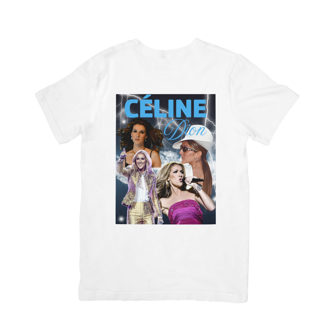 Camiseta Básica Céline Dion Graphic