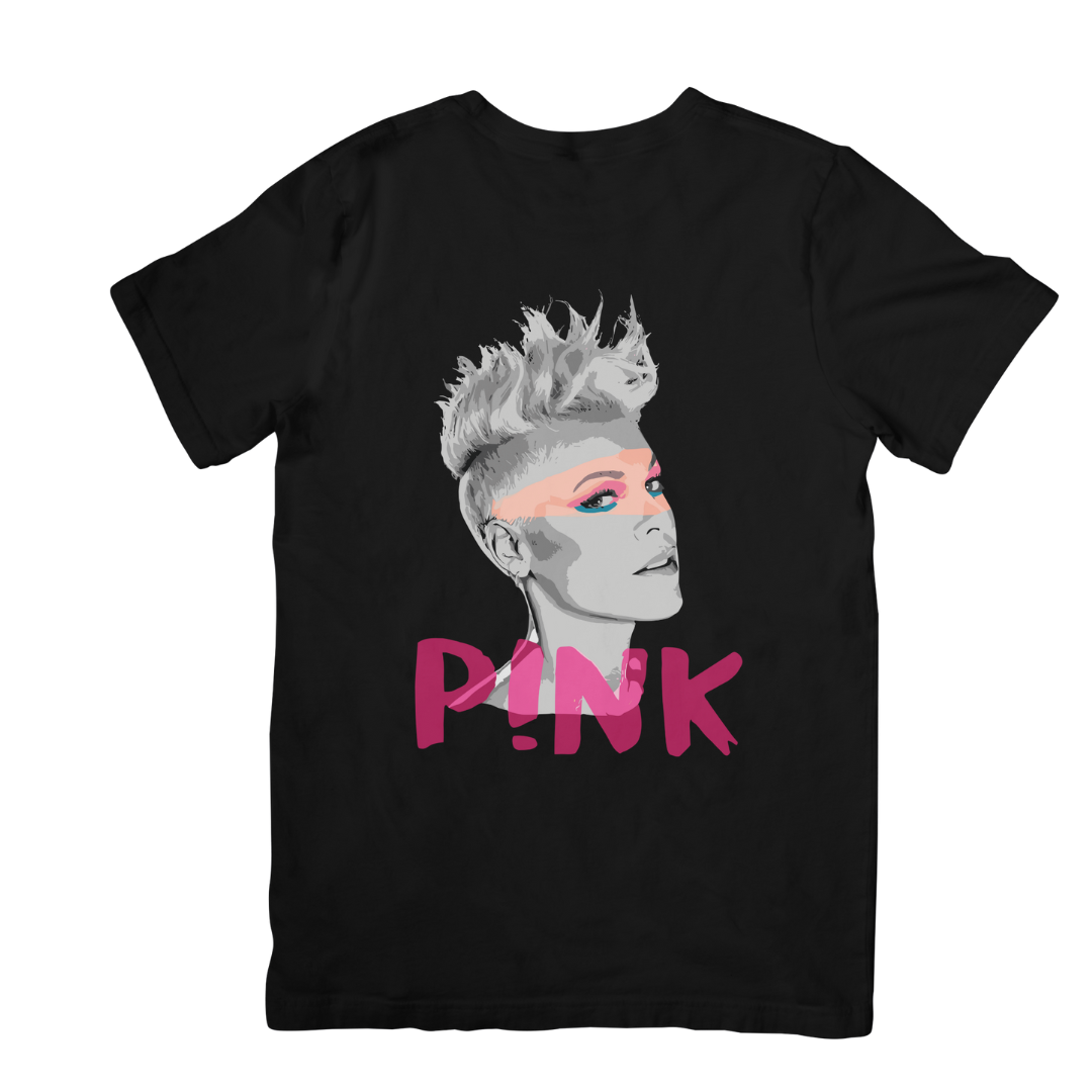 Camiseta Básica P!nk Graphic