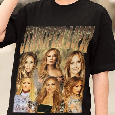 Camiseta Básica Jennifer Lopez Graphic