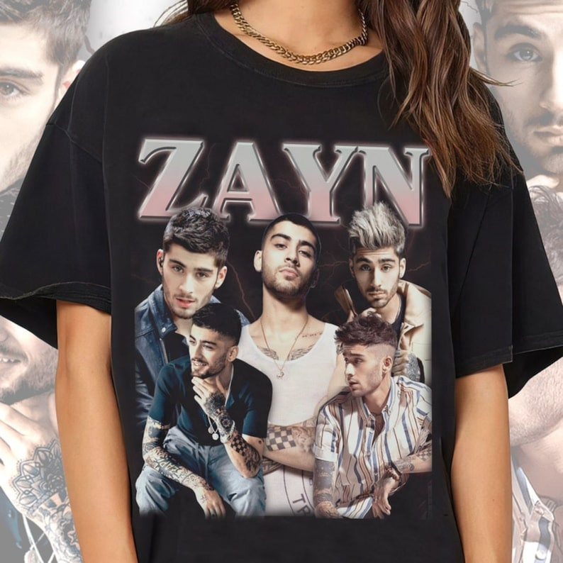 Camiseta Básica Zayn Malik Graphic