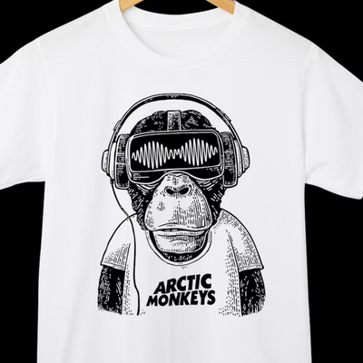 Camiseta Básica Arctic Monkeys Graphic