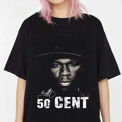 Camiseta Básica 50 Cent Graphic
