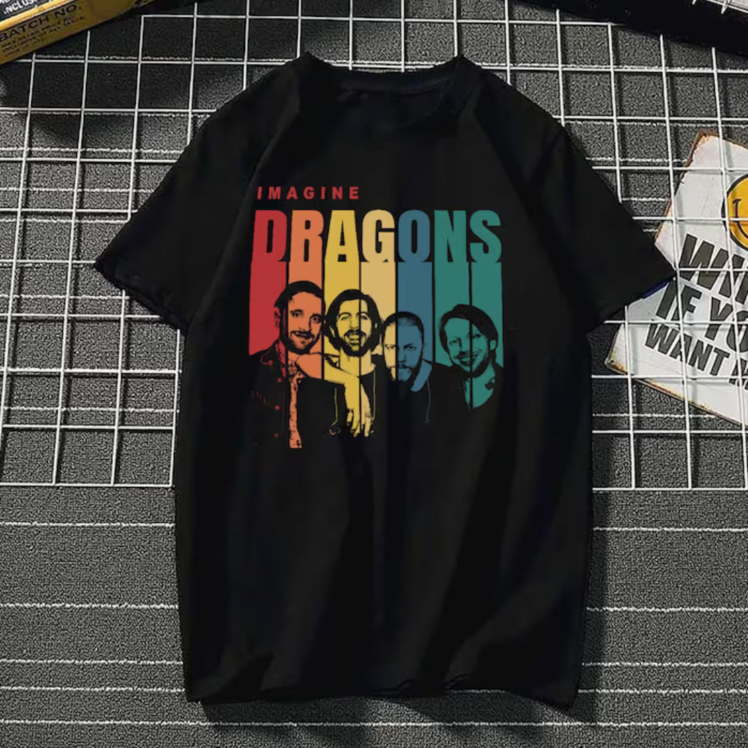 Camiseta Básica Imagine Dragons Graphic