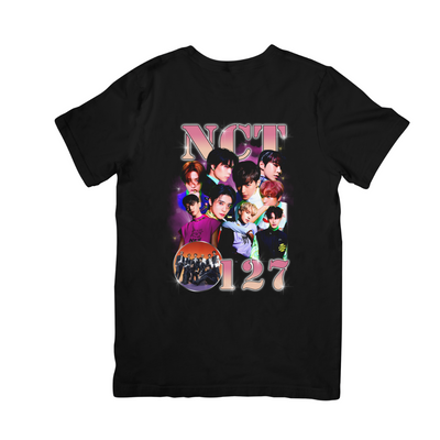 Camiseta Básica NCT 127 Graphic -preto