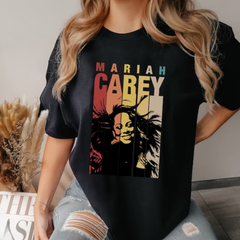 Camiseta Básica Mariah Carey Graphic