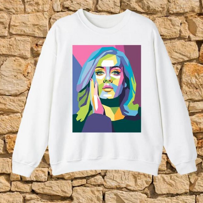 Moletom Gola Redonda Adele Graphic