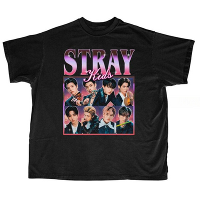 Camiseta Básica Stray Kids Graphic