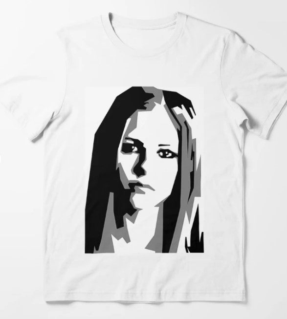 Camiseta Básica Avril Lavigne Graphic Aesthetic