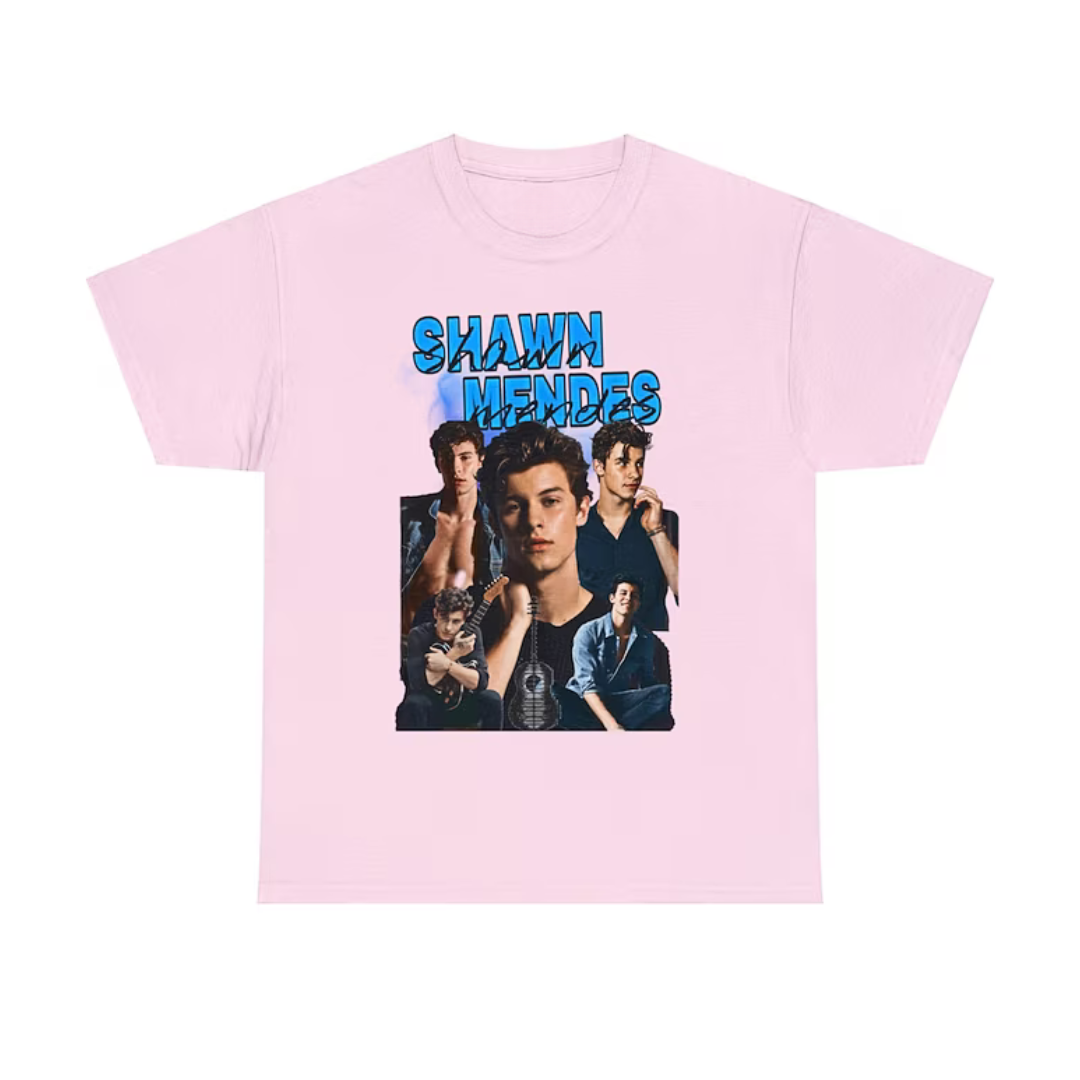 Camiseta Básica Shawn Mendes Graphic Collab