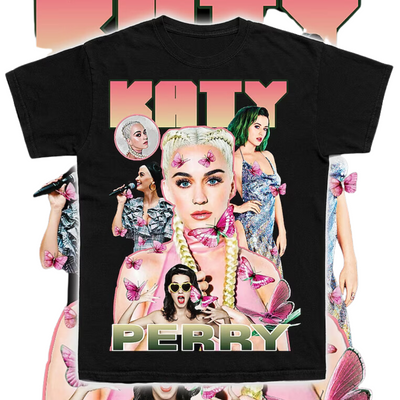 Camiseta Básica Katy Perry Graphic Collab