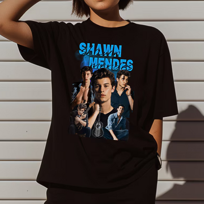 Camiseta Básica Shawn Mendes Graphic Collab