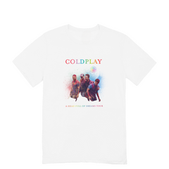 Camiseta Básica Coldplay Graphic Design