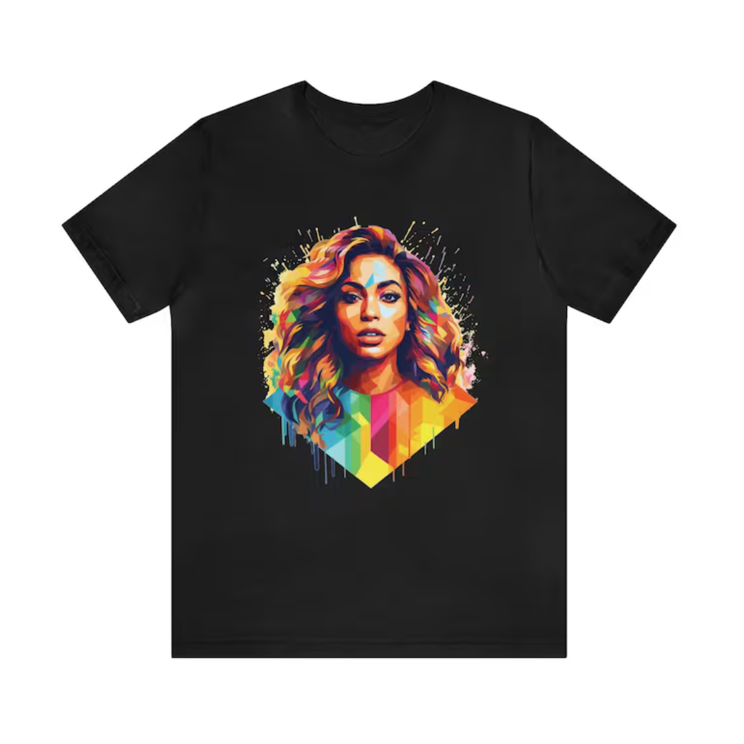 Camiseta Básica Beyonce Graphic Retro
