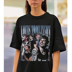 Camiseta Básica Louis Tomlinson Graphic Retro