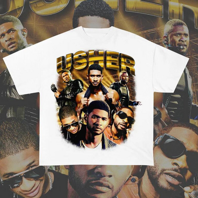 Camiseta Básica Usher Graphic Vintage