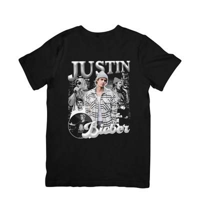 Camiseta Básica Justin Bieber Merch