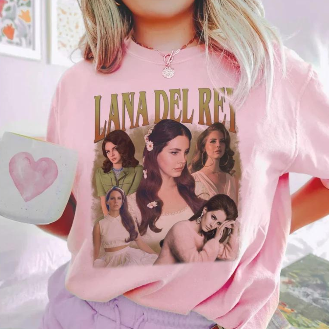 Camiseta Básica Lana Del Rey Graphic