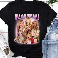 Camiseta Básica Miley Cyrus Hannah Montana