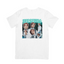 Camiseta Básica Enhypen Heeseung Vintage - branca 