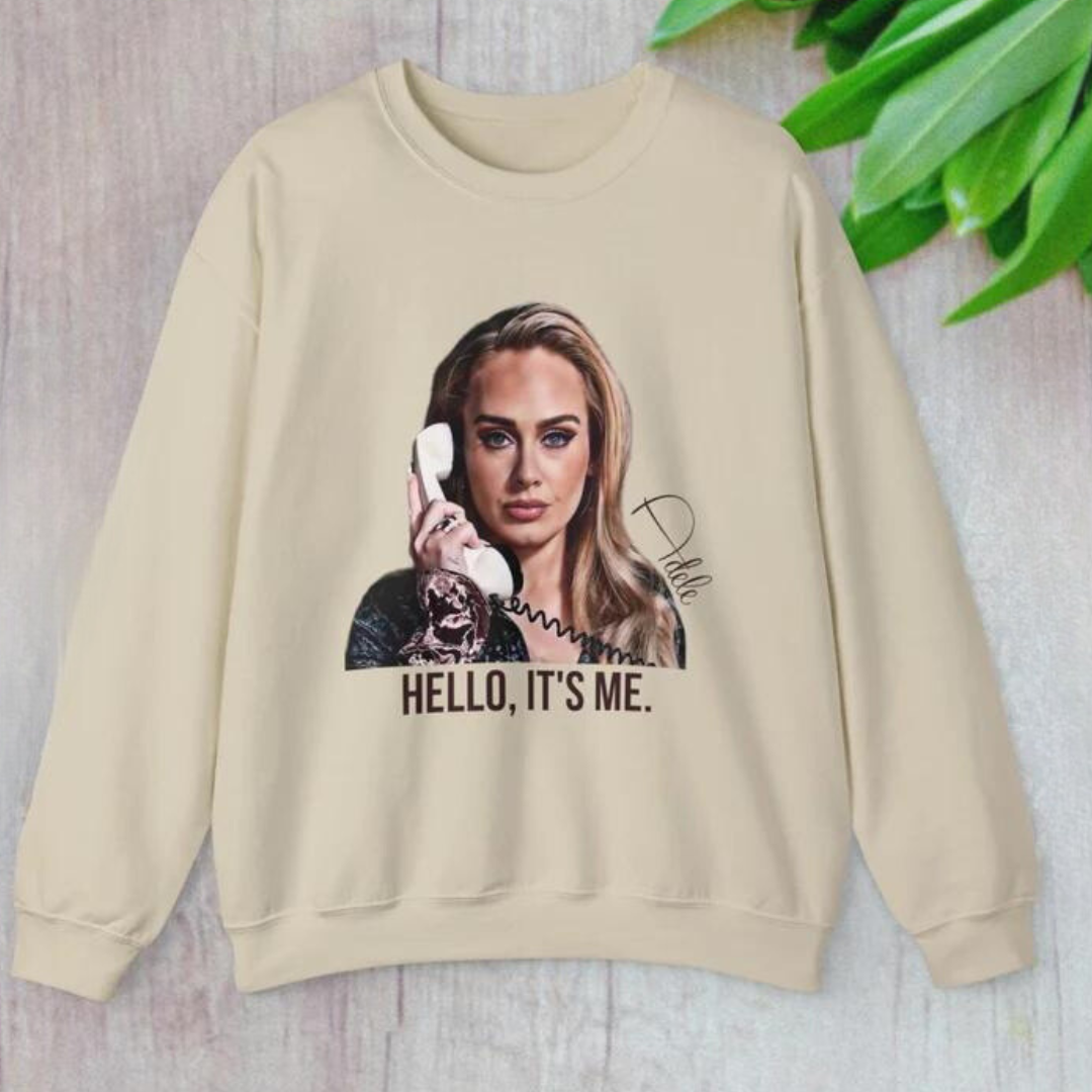 Moletom Gola Redonda Adele Hello