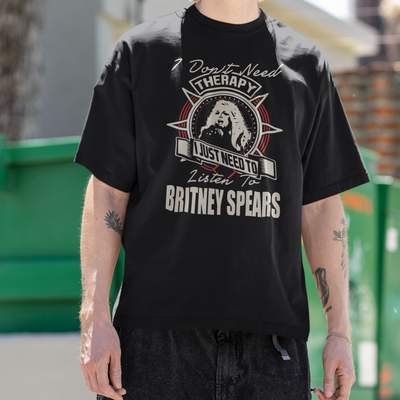 Camiseta Básica I Don't Need Therapy Britney Spears